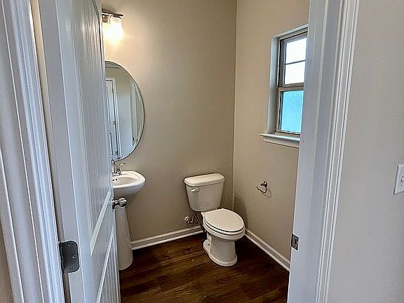 1/2 bath near front entry 