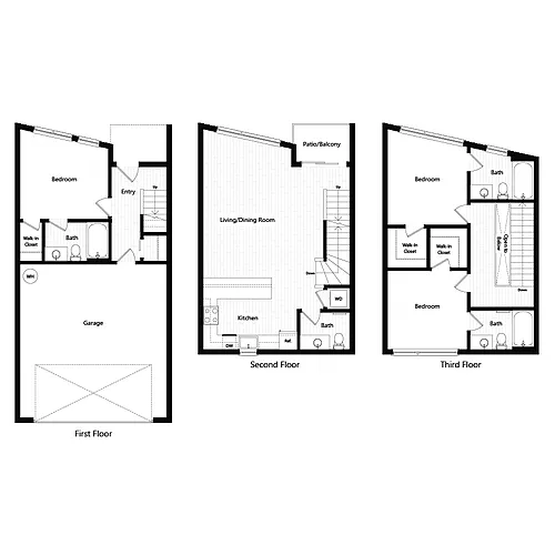 Floor plan Townhome 2