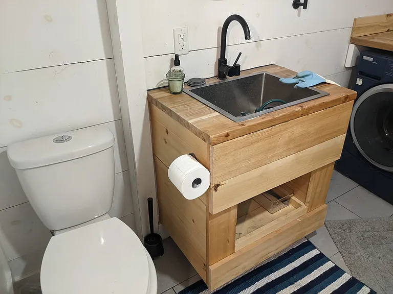 Basement includes 3 piece bath.