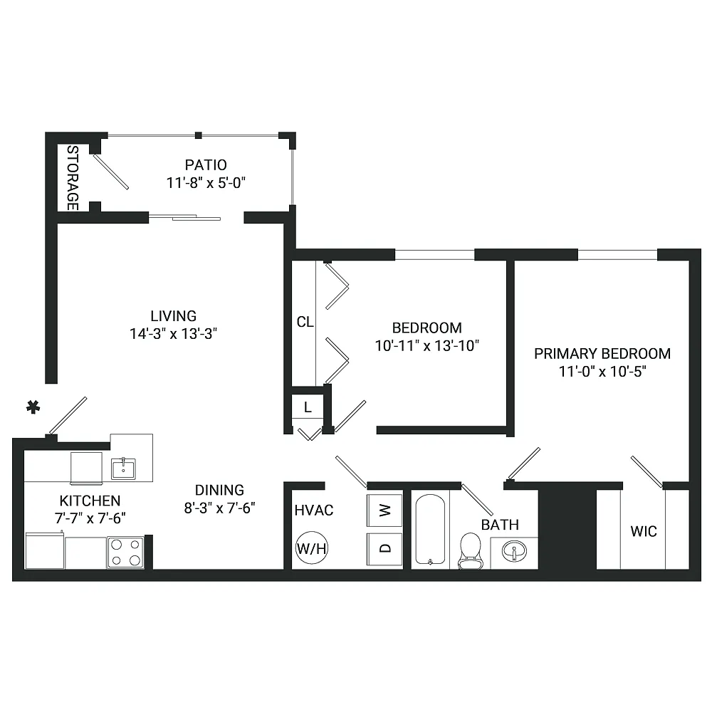 Floor plan Luminance