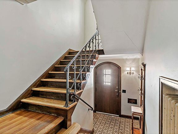 Front interior entrance of the home which leads to private entrances to each unit.