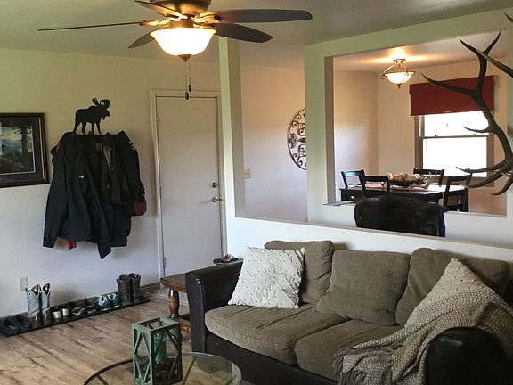 Living room looking towards the dining area/kitchen