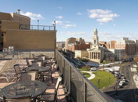 Roof top pool