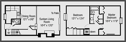 Floor plan 2 Bed Floor Plan