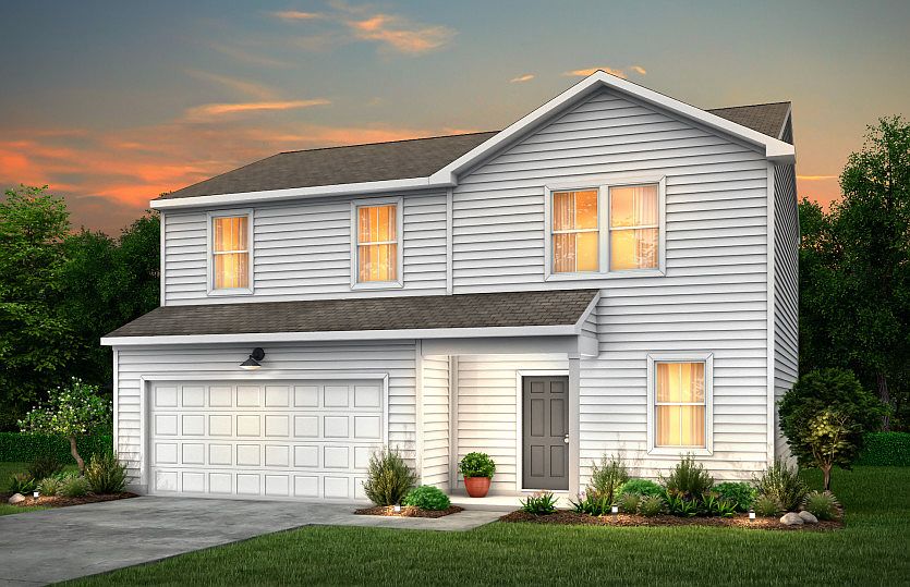 Osprey Exterior TD101 features siding, covered front door and 2 car garage