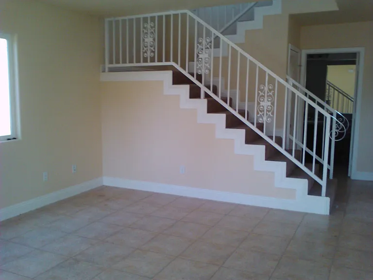Staircase from living room