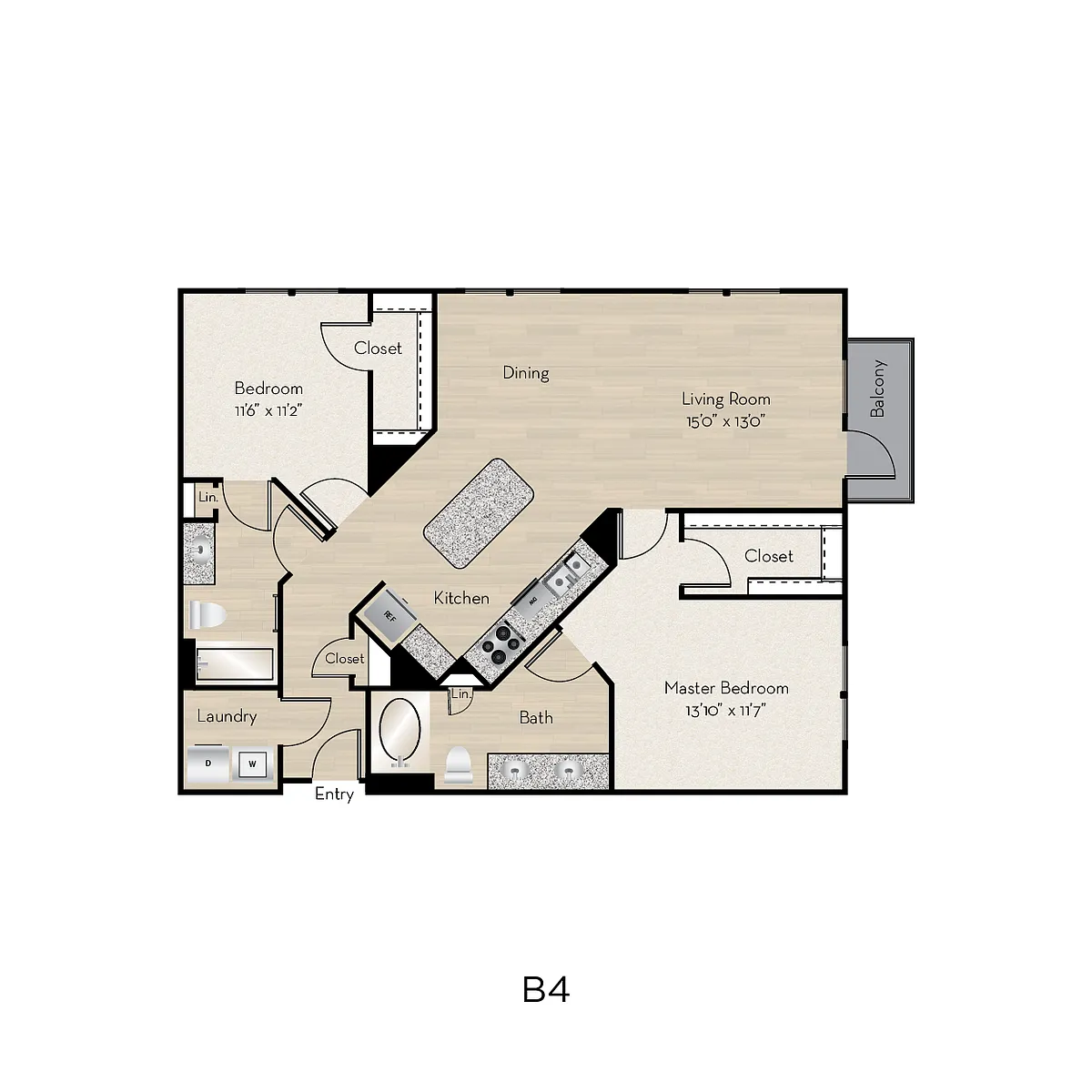 Floor plan B4