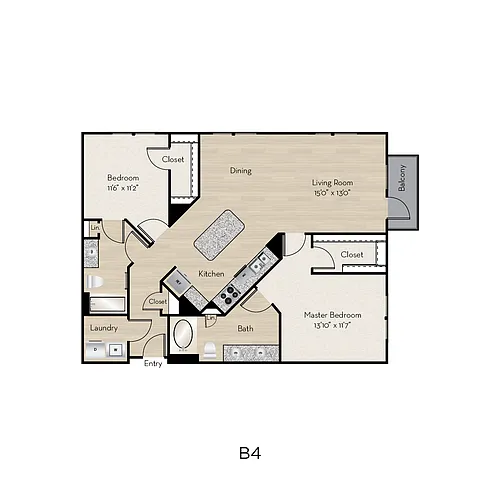 Floor plan B4