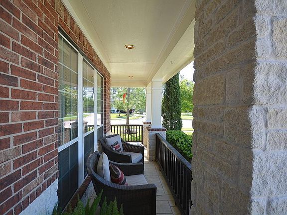 Inviting front porch