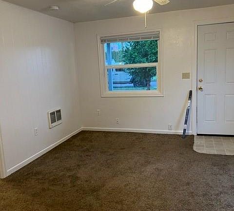 looking into the living room from the kitchen