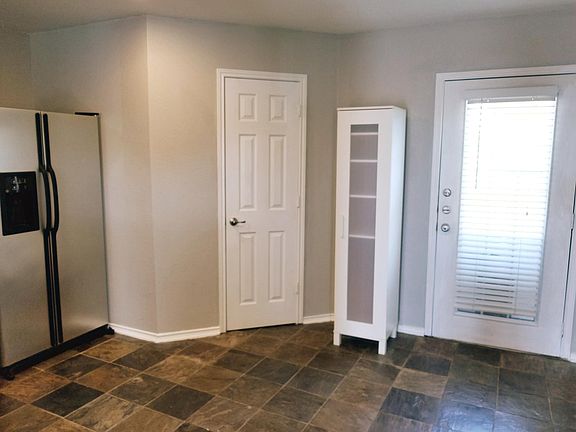 Kitchen white cabinet is extra storage