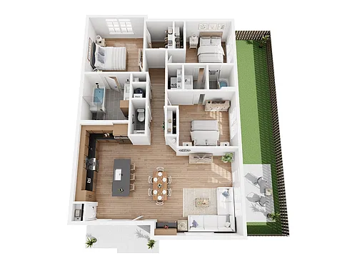 Floor plan Cottage - C