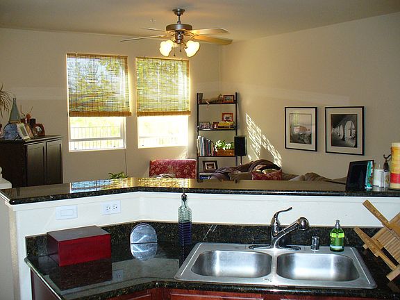 From the kitchen toward the living room this space will keep everyone cozy.