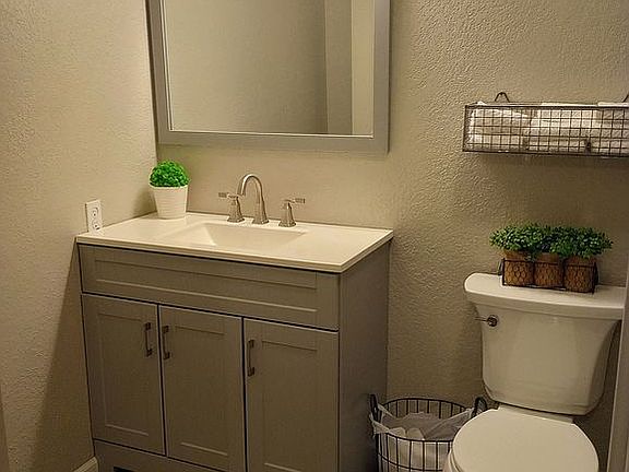 Bathroom attached to 1 bedroom