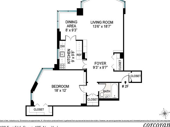 5th image of 430 E 56th St APT 2F
