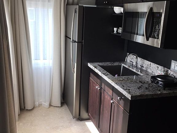 a good size kitchenette