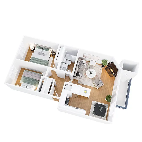Floor plan 2X1