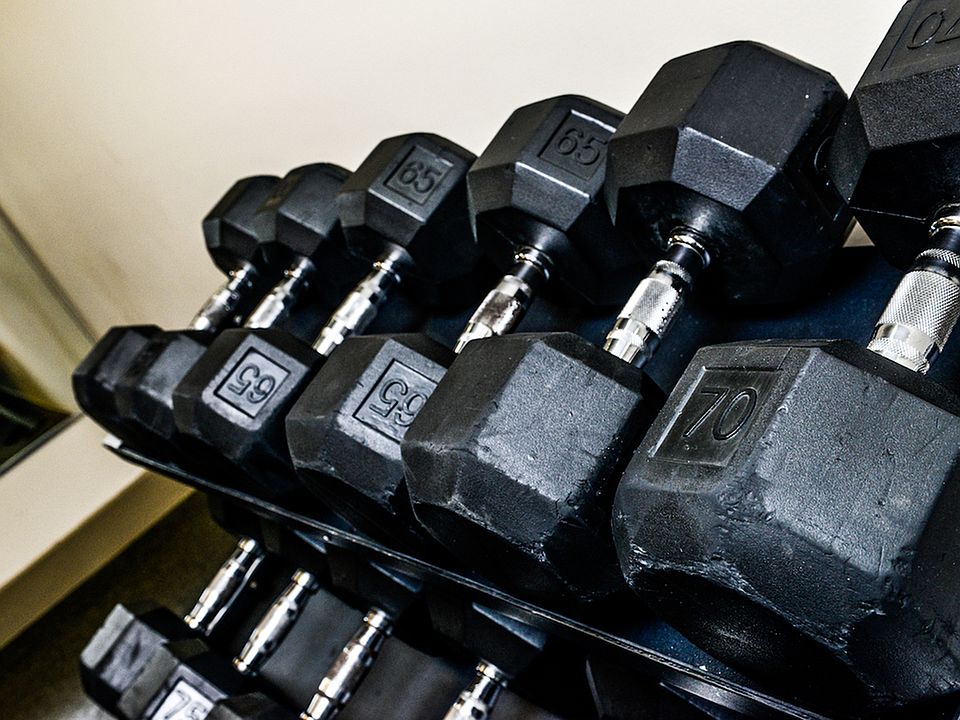 Weights for you to use at The Gym!