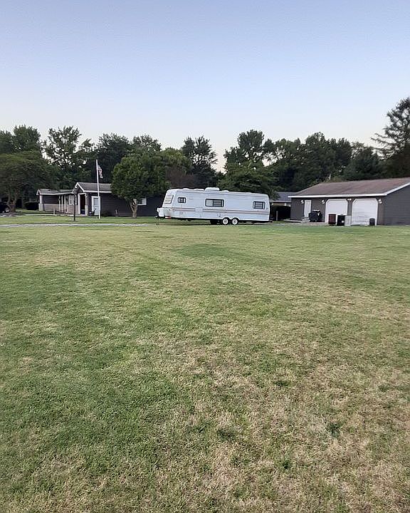 Acre lot.  3 car garage, finished