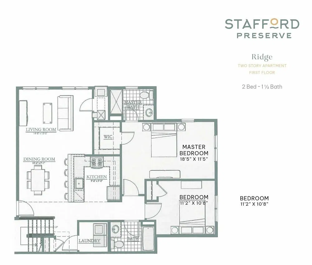 Floor plan Ridge Loft
