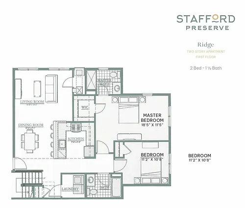 Floor plan Ridge Loft