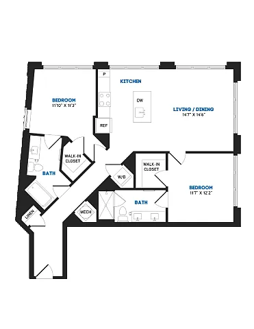 Floor plan B12B - Chase