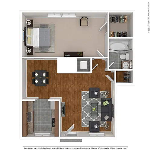 Floor plan 1 Bedroom