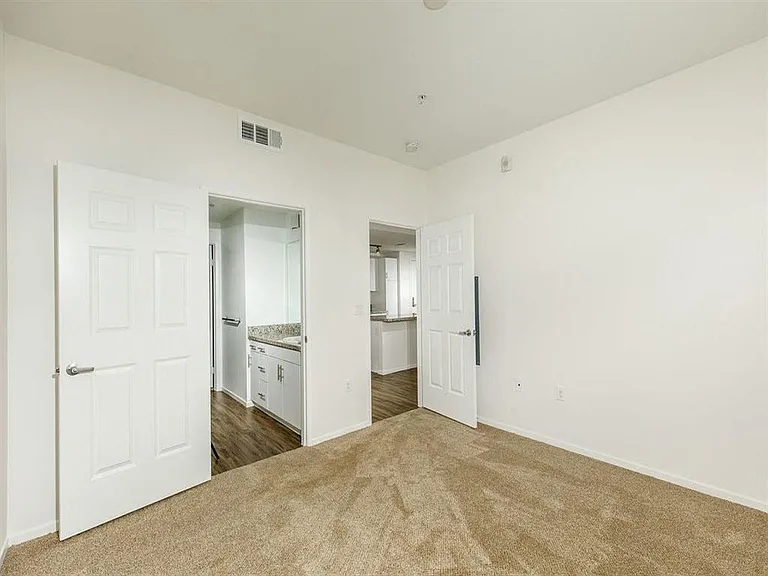 Master bedroom with bathroom attached to room