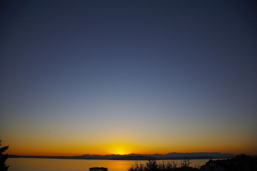 Sunsets are unreal