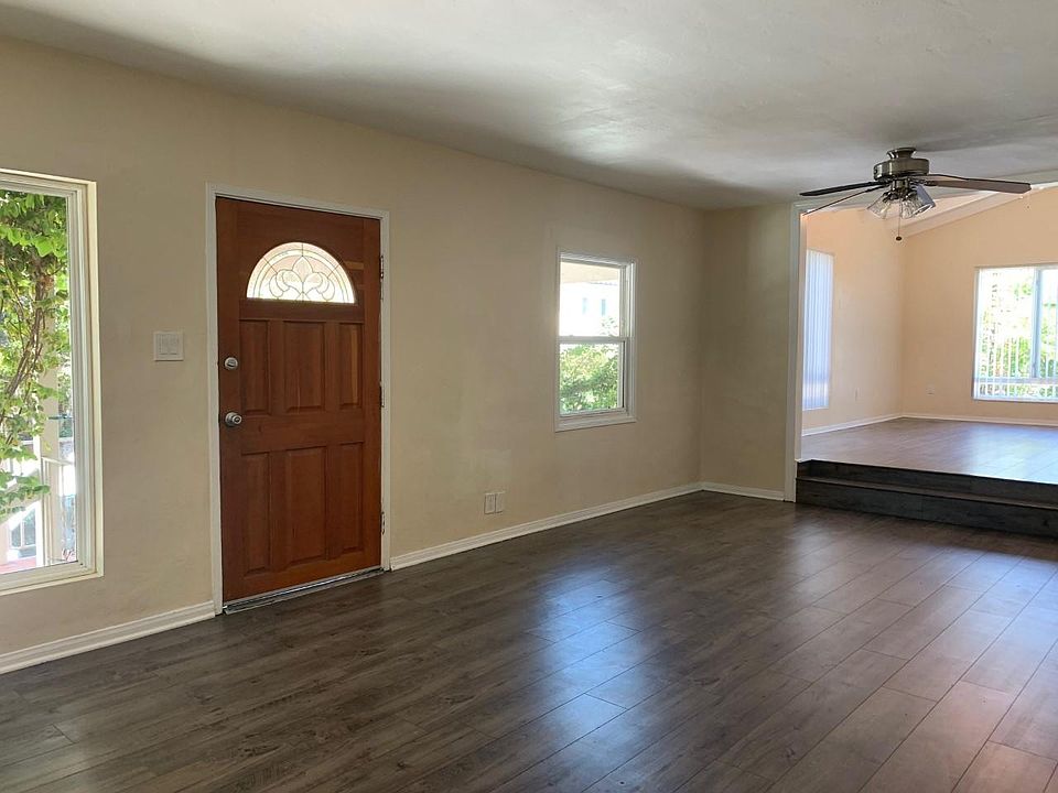 Entry door to living room