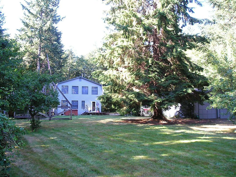 front yard and house