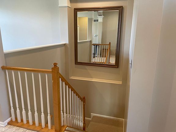 Stairs to the finished basement