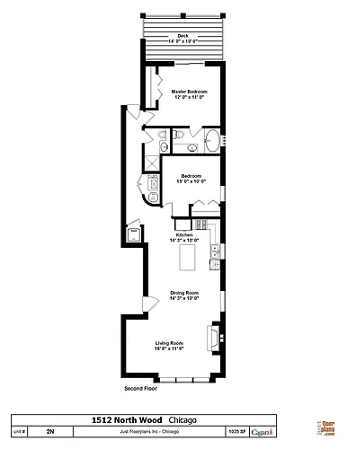 Floor plan Two Bedroom