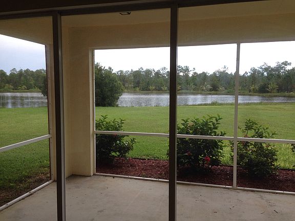 Lake view from living room