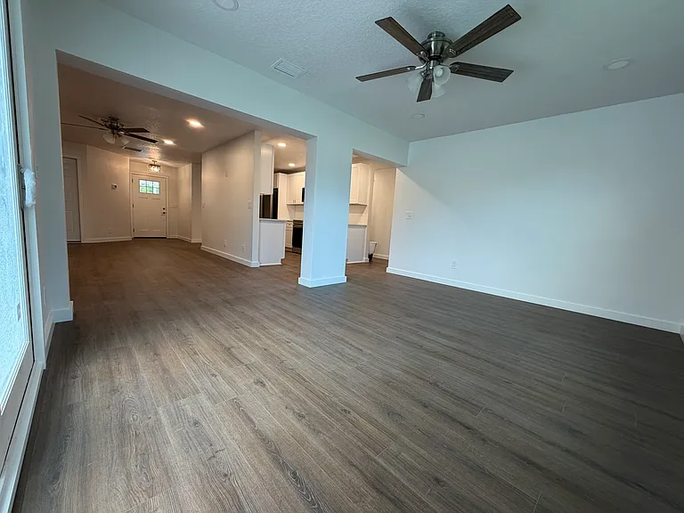 Open Living and Dining Area