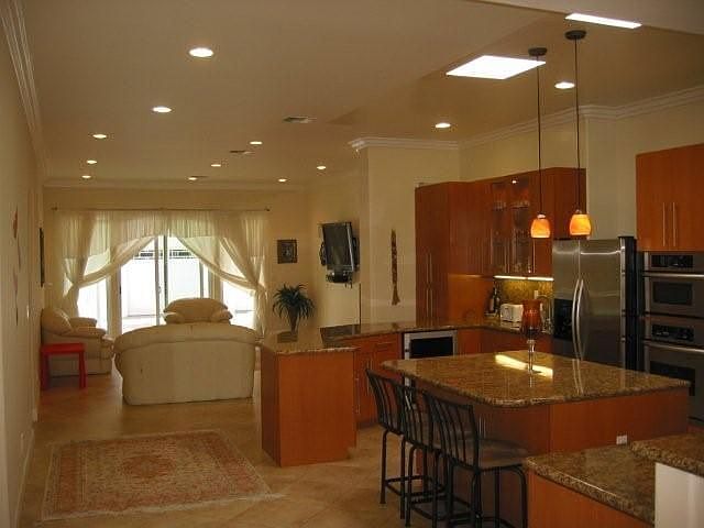 Open floor plan with entertaining in mind.