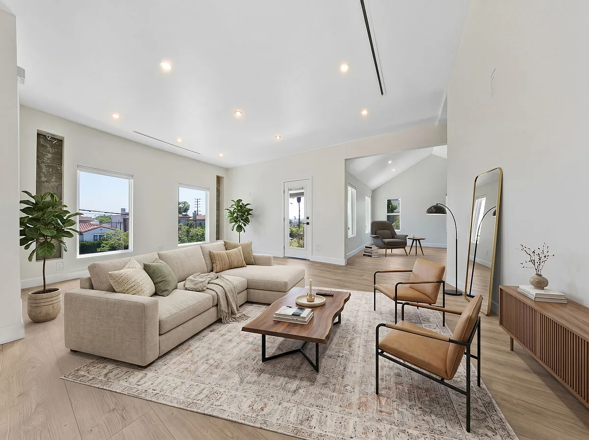 living room - 1349 S Stanley Ave #1351