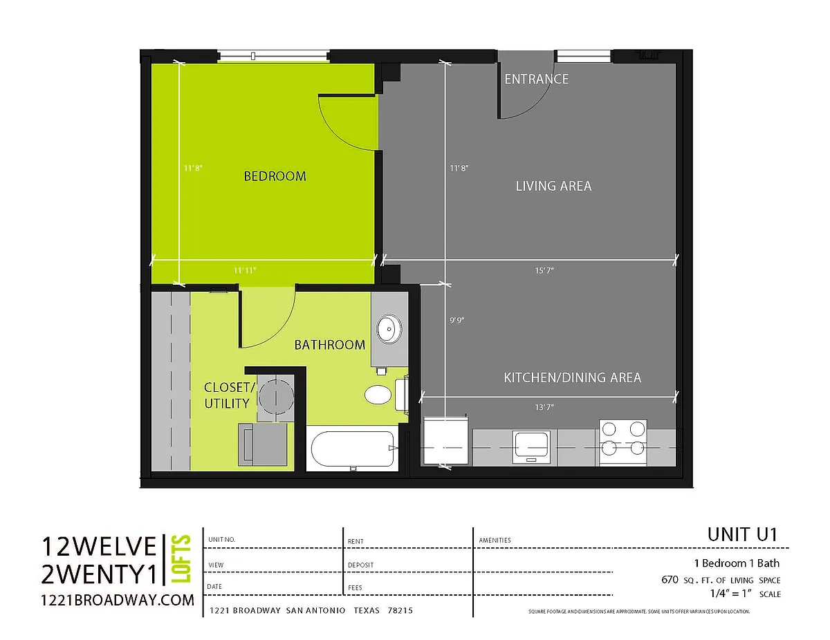 Floor plan U1