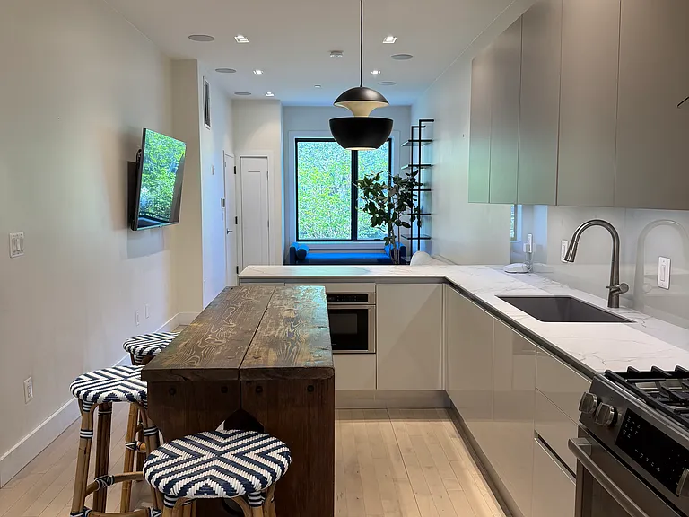 Kitchen and living room