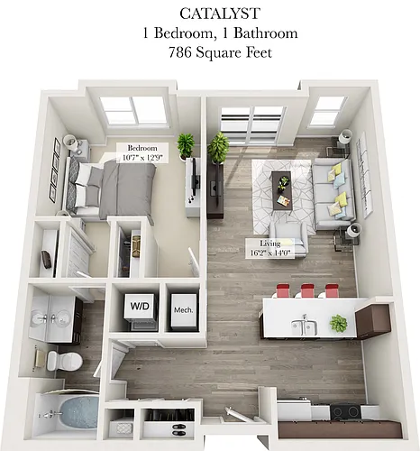 Floor plan Catalyst