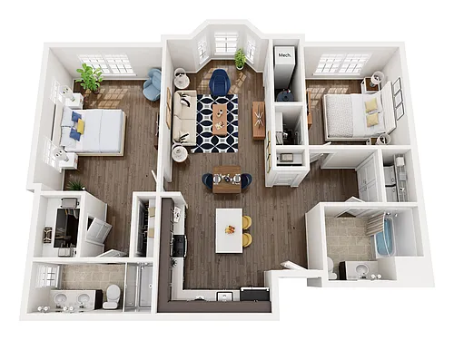 Floor plan B-2