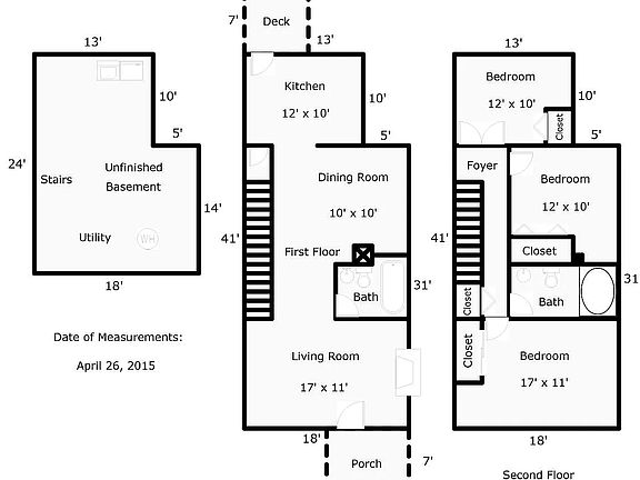 Floor Plan _ A clear layout of the home so you can easily imagine the flow of each room.