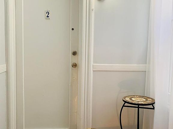 Apartment is 1 flight up