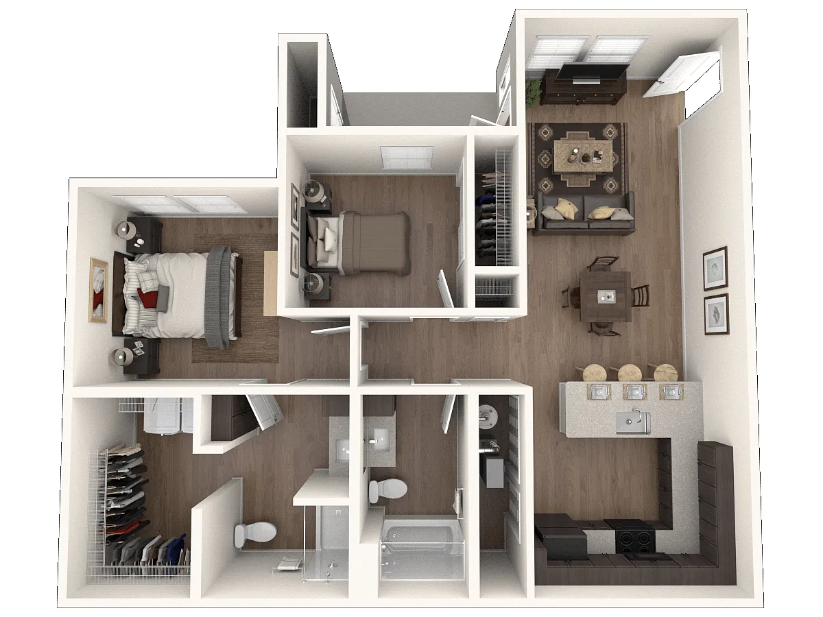 Floor plan 2 Bedroom