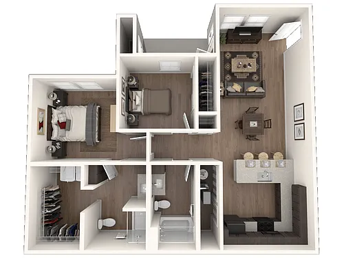Floor plan 2 Bedroom