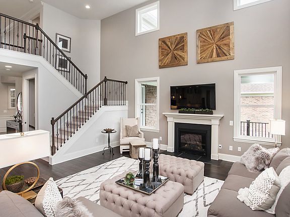 Formal Dining Room with Cozy Fireplace