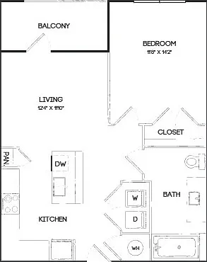 A1HC | 1x1 | 650 sq ft A1HC | 1x1 | 650 sq ft