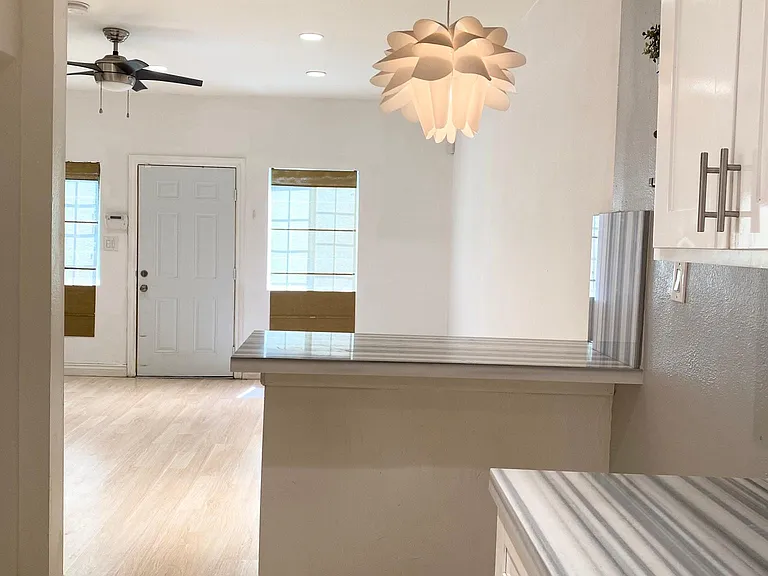 Kitchen Facing Living Room Area