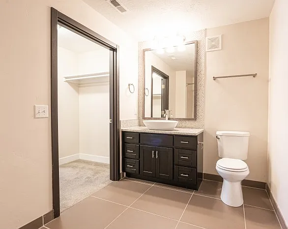 Bathroom with Modern Design Features Bathroom with Modern Design Features