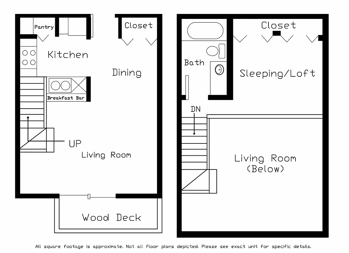 Floor plan Remodeled Loft